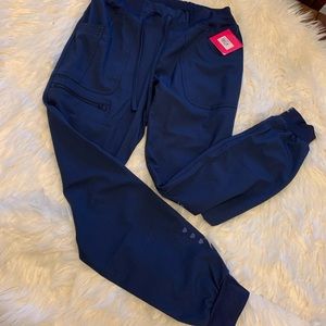 HeartSoul jogger scrub pants navy